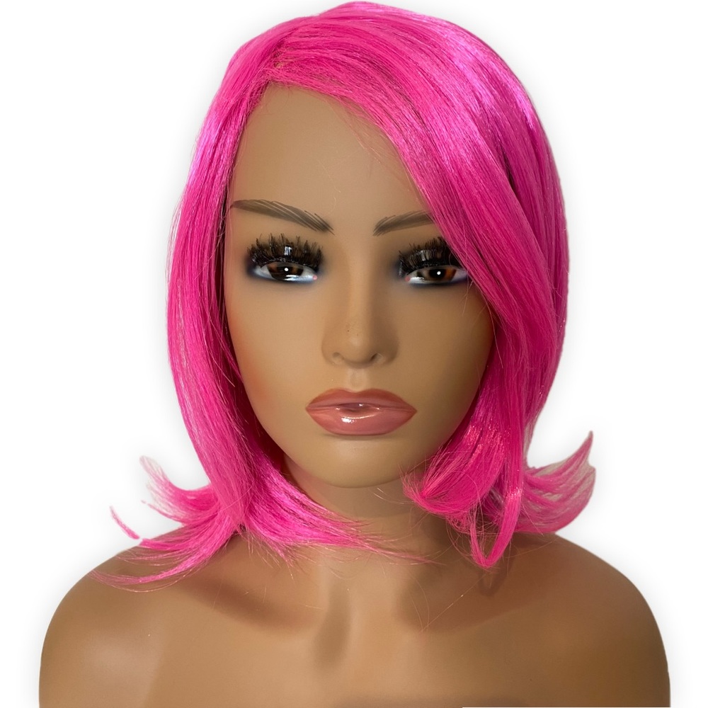 Alterego Hair | Bright Hot Pink Bob Haired Wig | Color: Hot Pink